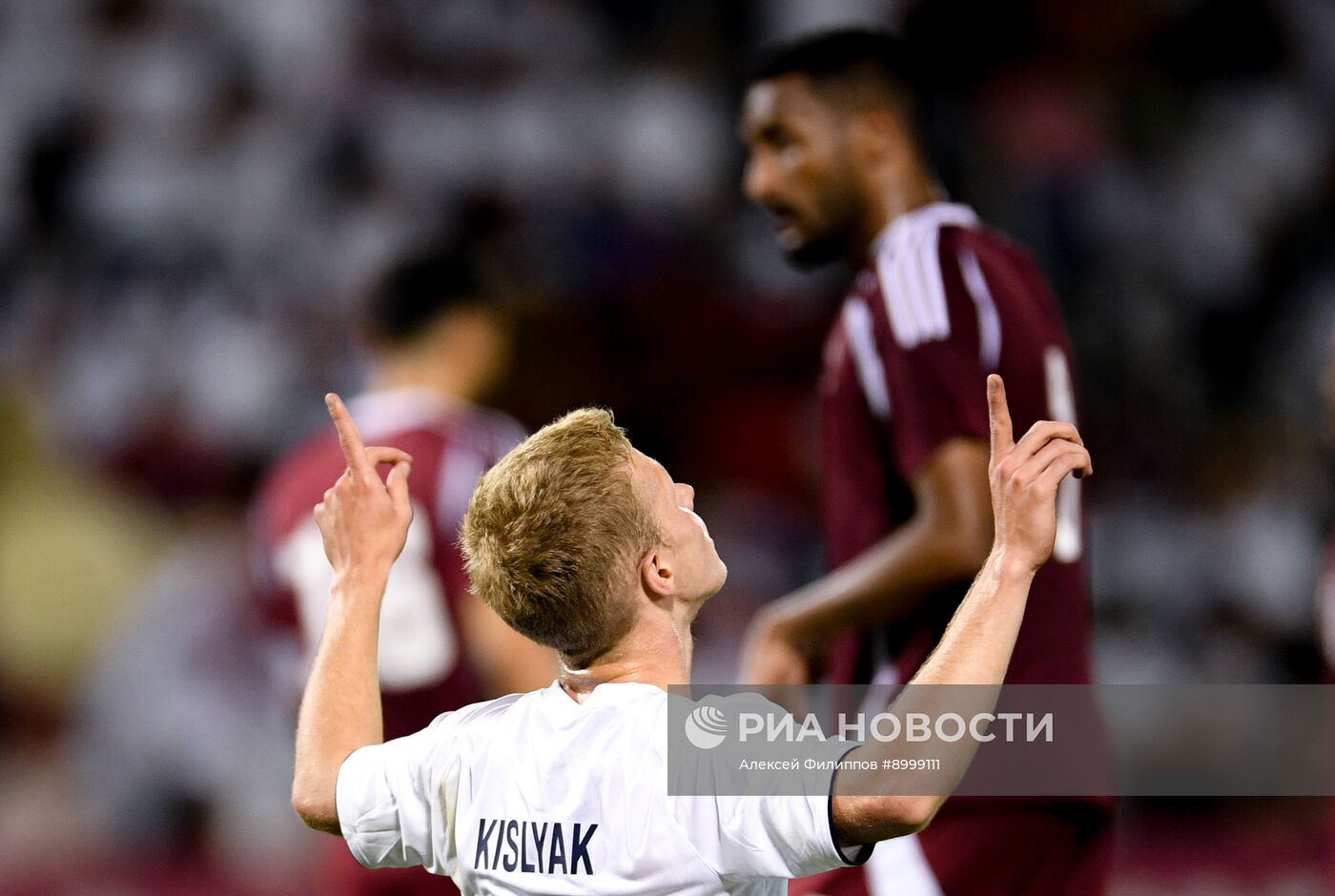 Футбол. Товарищеский матч. Катар - Россия