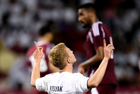 Футбол. Товарищеский матч. Катар - Россия