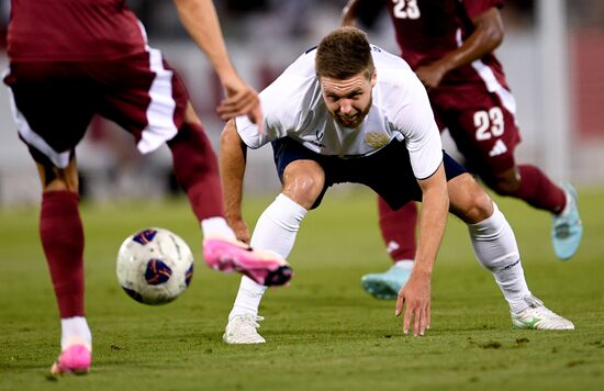 Футбол. Товарищеский матч. Катар - Россия