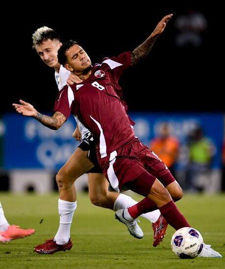 Футбол. Товарищеский матч. Катар - Россия