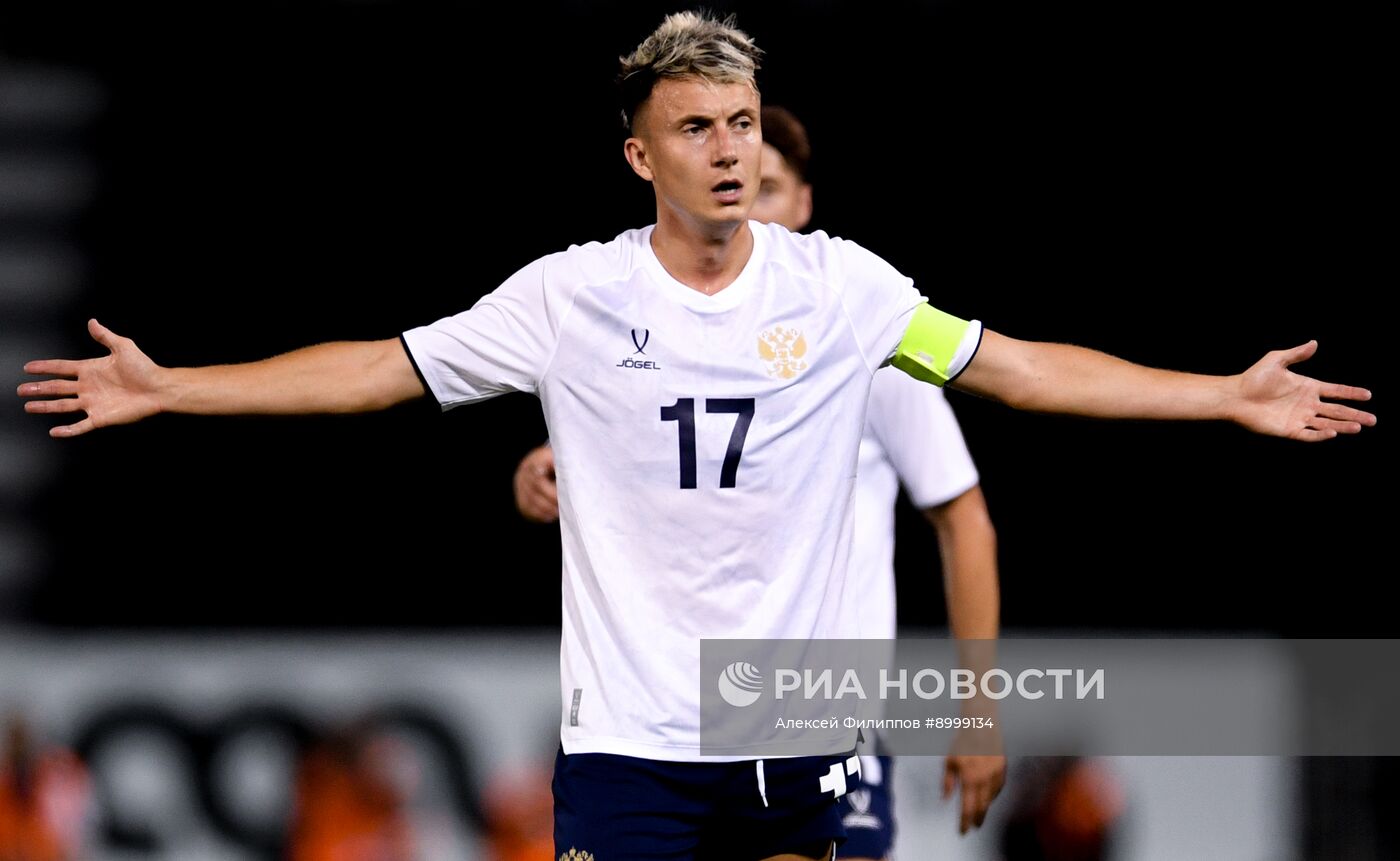 Футбол. Товарищеский матч. Катар - Россия