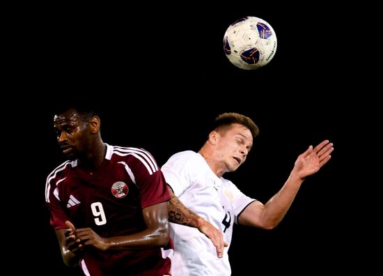 Футбол. Товарищеский матч. Катар - Россия