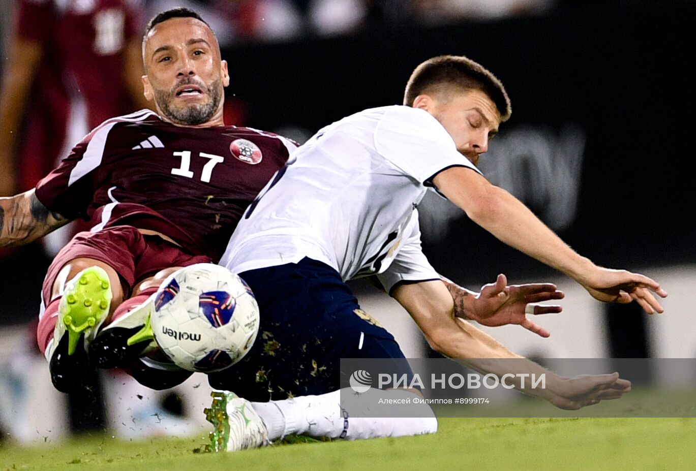 Футбол. Товарищеский матч. Катар - Россия