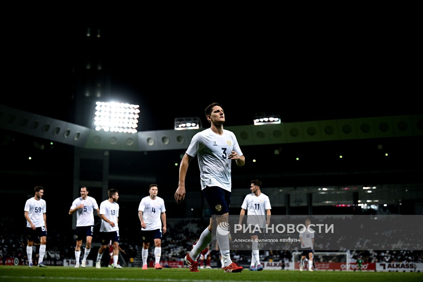 Футбол. Товарищеский матч. Катар - Россия