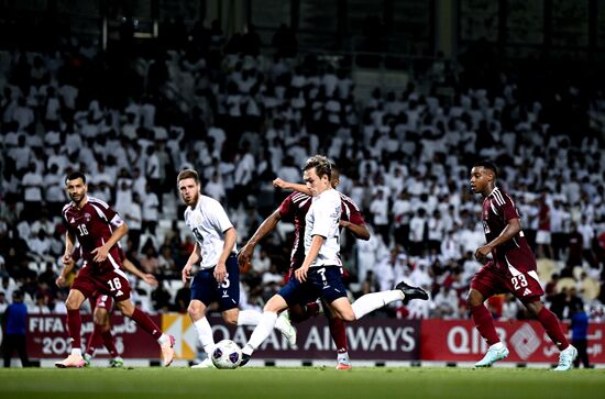 Футбол. Товарищеский матч. Катар - Россия