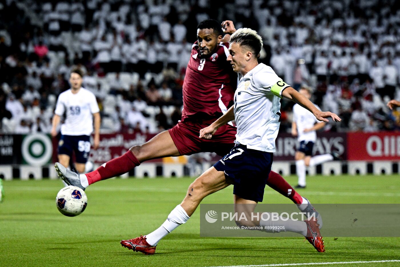 Футбол. Товарищеский матч. Катар - Россия
