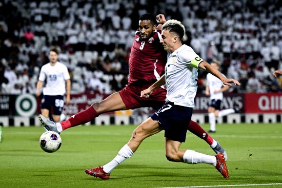 Футбол. Товарищеский матч. Катар - Россия