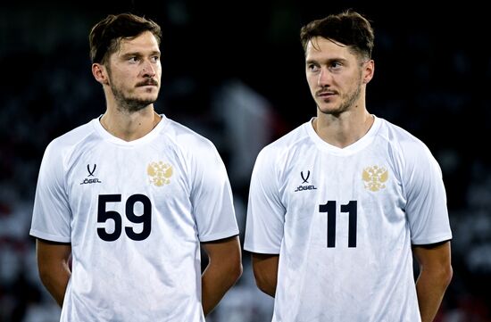 Футбол. Товарищеский матч. Катар - Россия