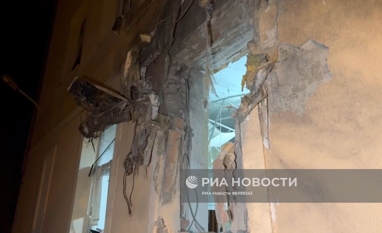 Последствия ударов ВСУ по Калининскому району Донецка