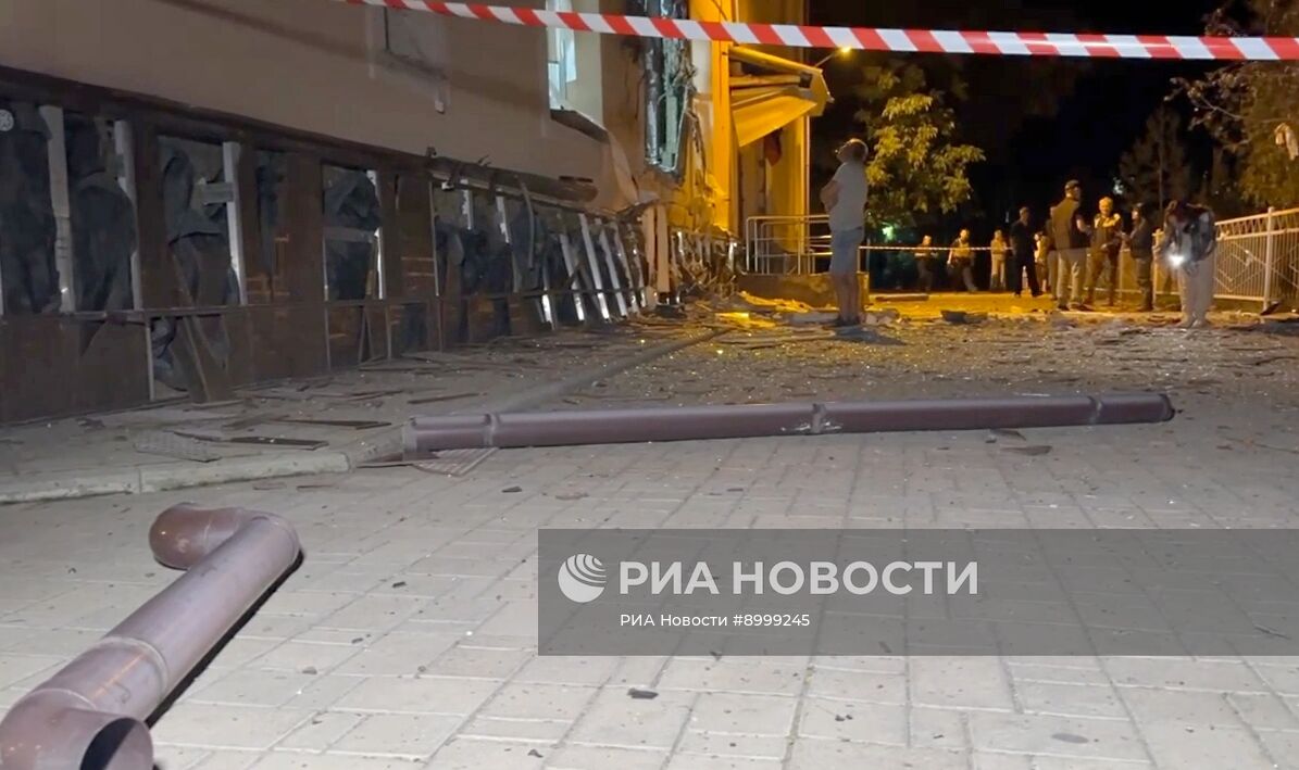 Последствия ударов ВСУ по Калининскому району Донецка