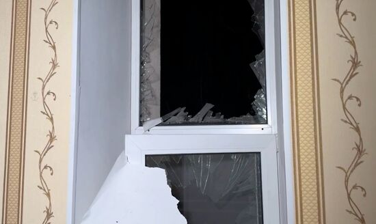 Последствия ударов ВСУ по Калининскому району Донецка