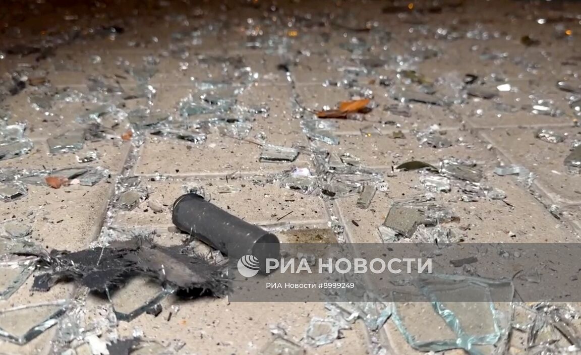 Последствия ударов ВСУ по Калининскому району Донецка