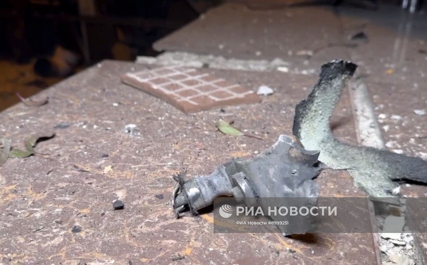 Последствия ударов ВСУ по Калининскому району Донецка