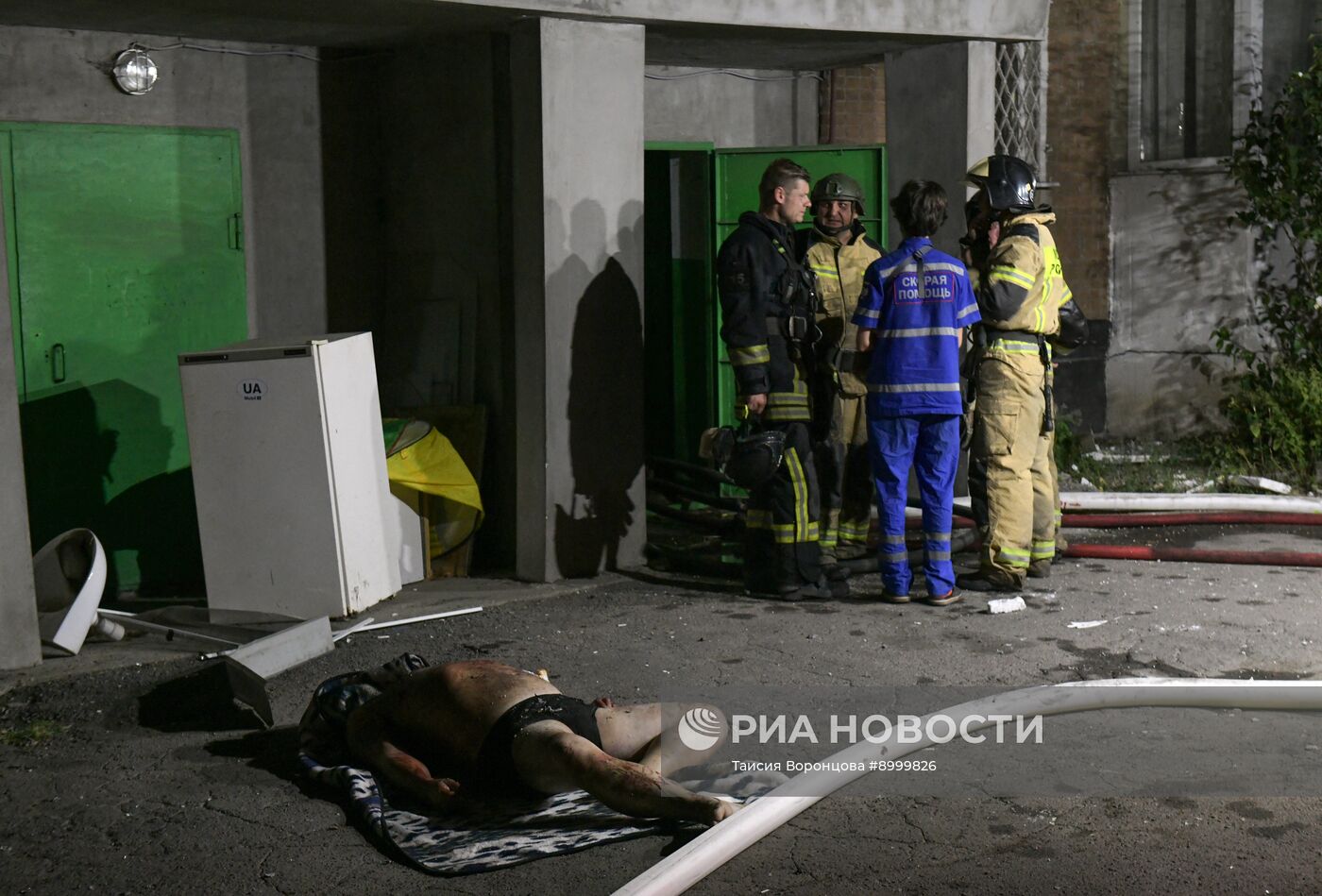 Последствия обстрела ДНР со стороны ВСУ