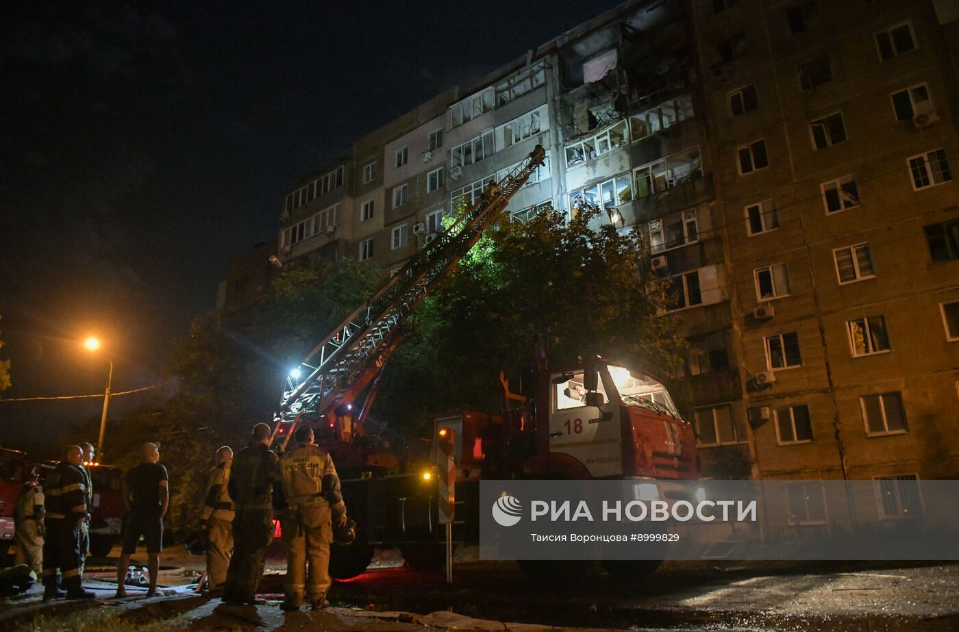 Последствия обстрела ДНР со стороны ВСУ