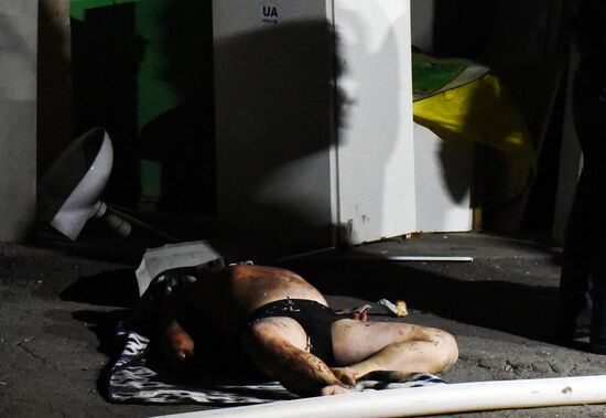 Последствия обстрела ДНР со стороны ВСУ