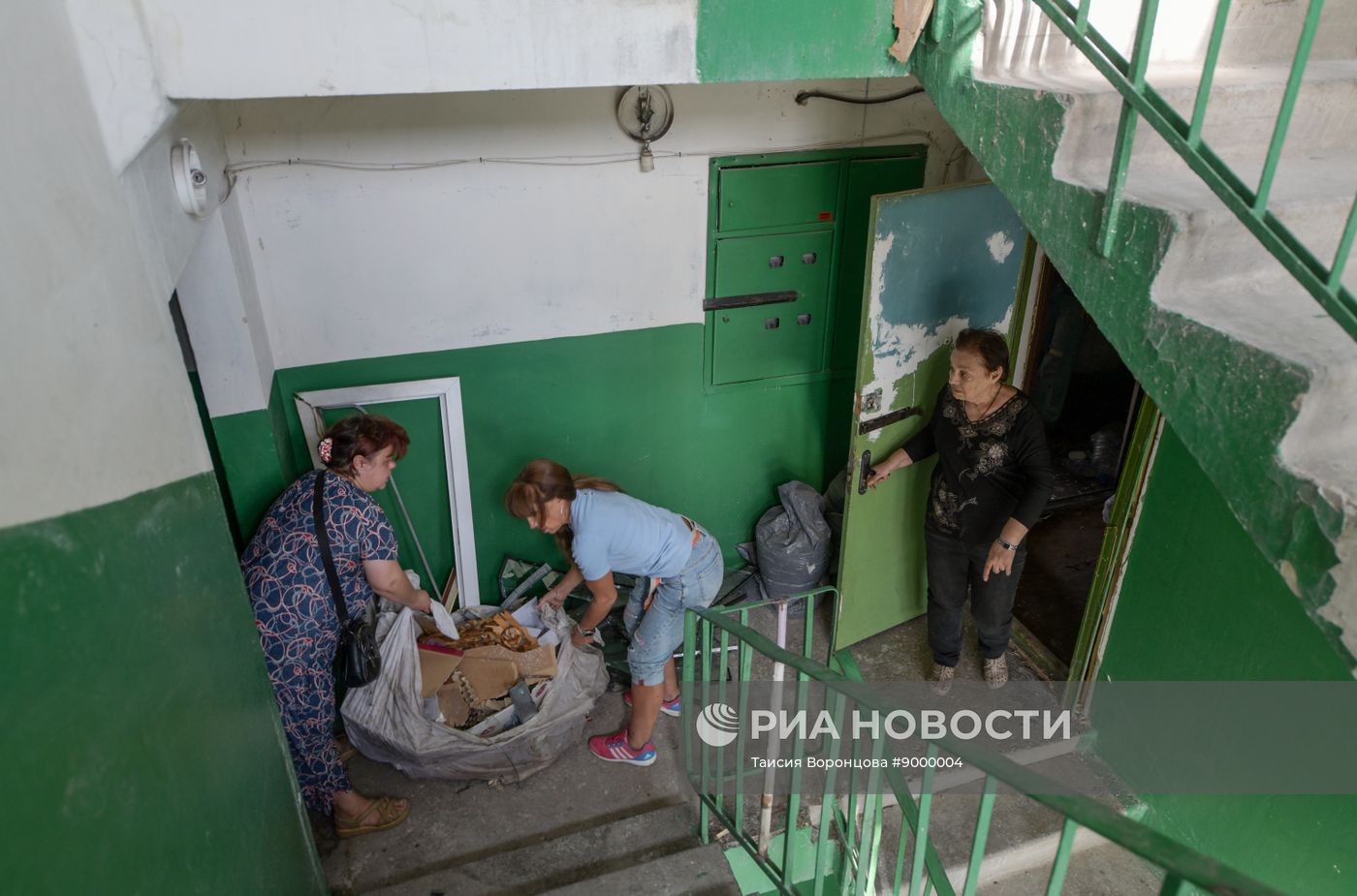Последствия обстрела ДНР со стороны ВСУ