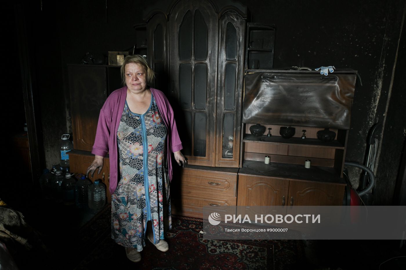 Последствия обстрела ДНР со стороны ВСУ