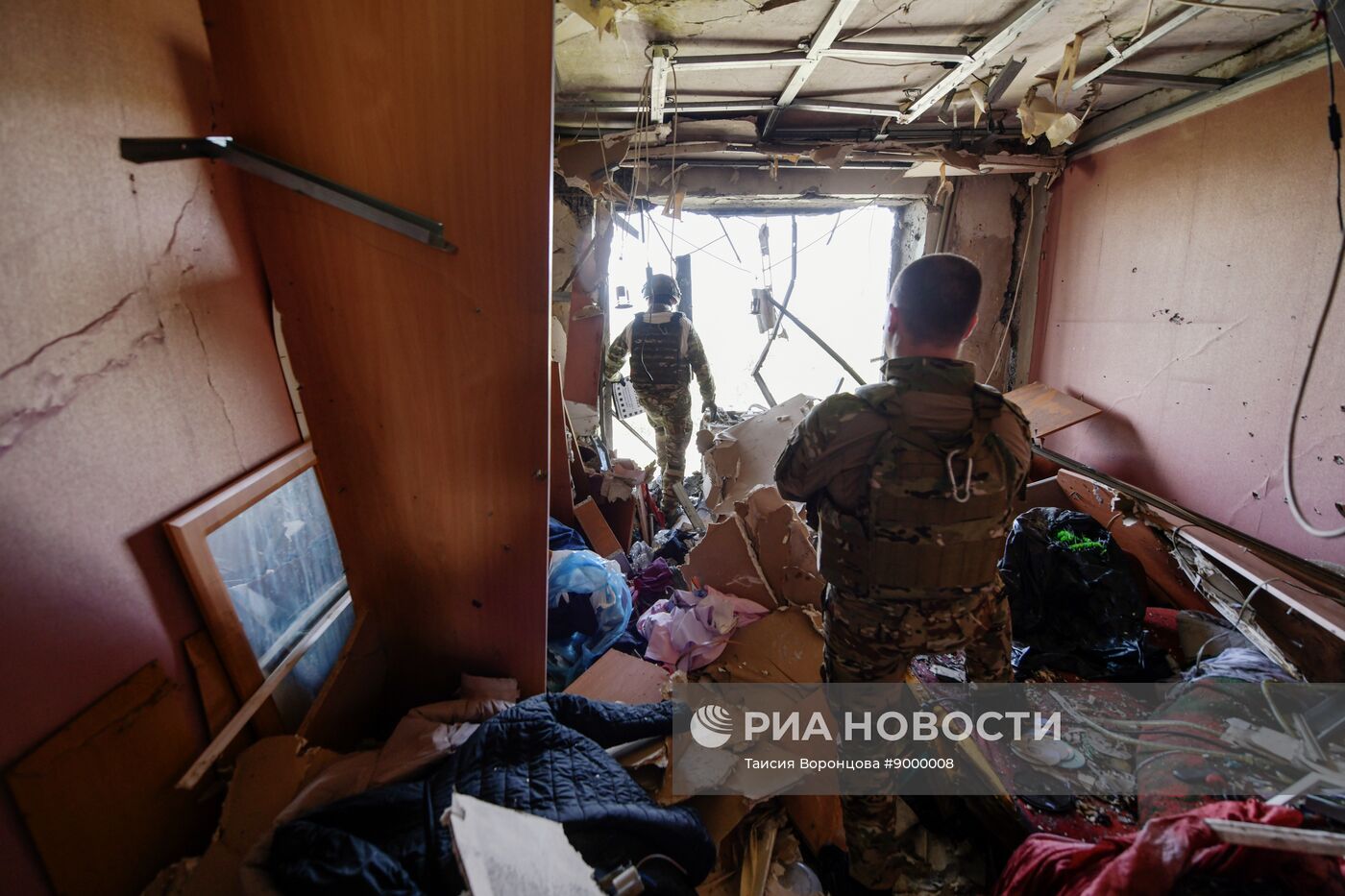 Последствия обстрела ДНР со стороны ВСУ