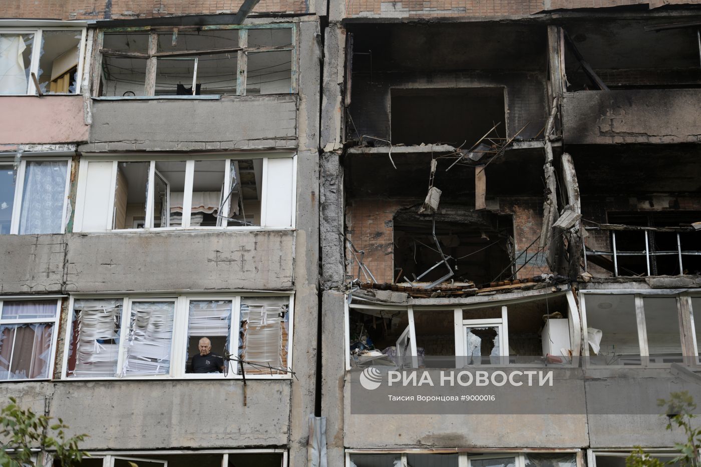 Последствия обстрела ДНР со стороны ВСУ