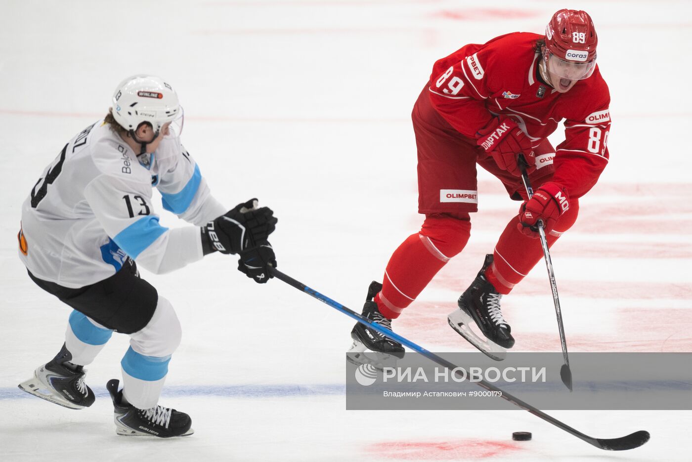 Хоккей. КХЛ. "Спартак" (Москва) - "Динамо" (Минск)
