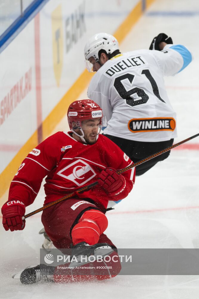 Хоккей. КХЛ. "Спартак" (Москва) - "Динамо" (Минск)