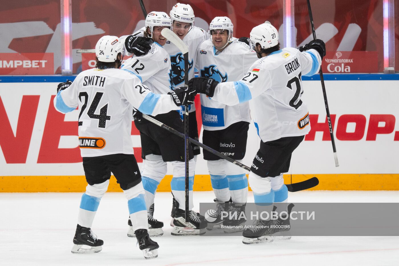 Хоккей. КХЛ. "Спартак" (Москва) - "Динамо" (Минск)