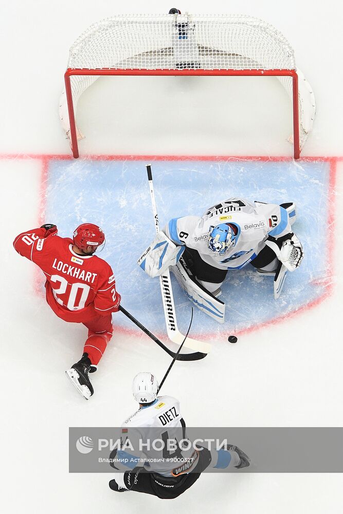 Хоккей. КХЛ. "Спартак" (Москва) - "Динамо" (Минск)