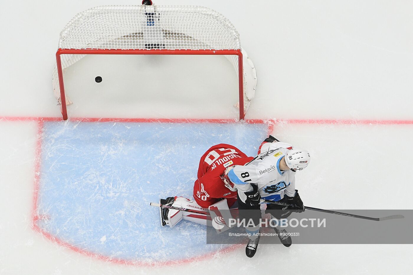 Хоккей. КХЛ. "Спартак" (Москва) - "Динамо" (Минск)