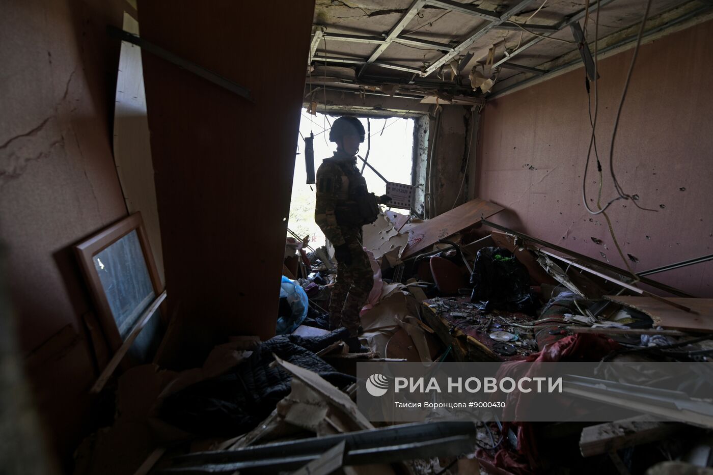 Последствия обстрела ДНР со стороны ВСУ