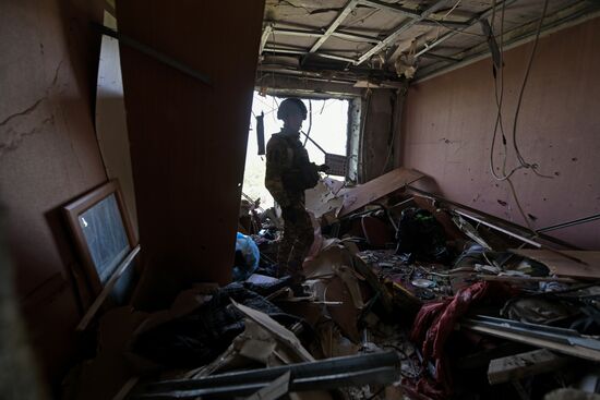 Последствия обстрела ДНР со стороны ВСУ