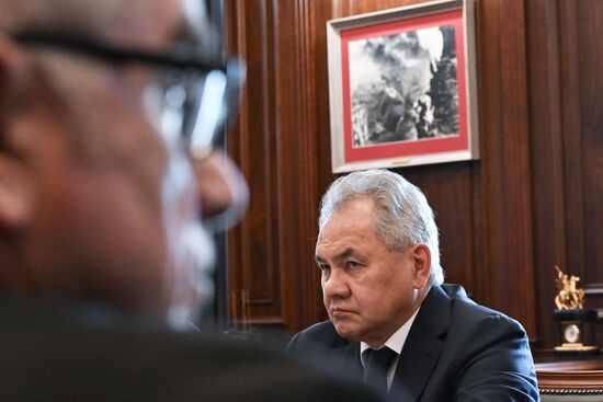 Встреча секретаря Совета Безопасности РФ С. Шойгу с президентом Республики Сербской М. Додиком