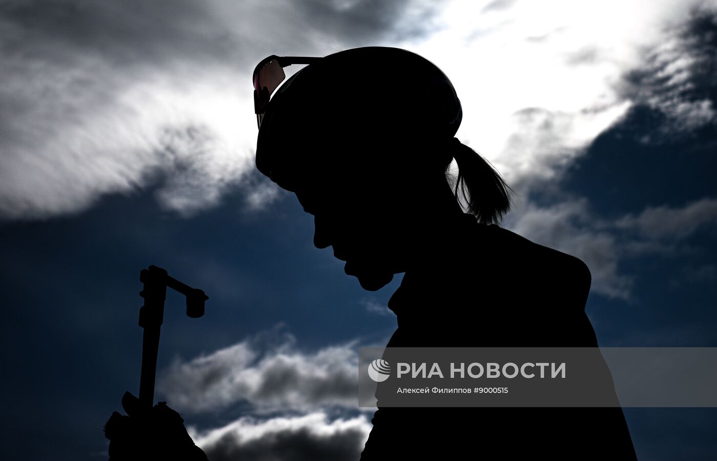 Тренировки перед началом чемпионата России по биатлону на лыжероллерах