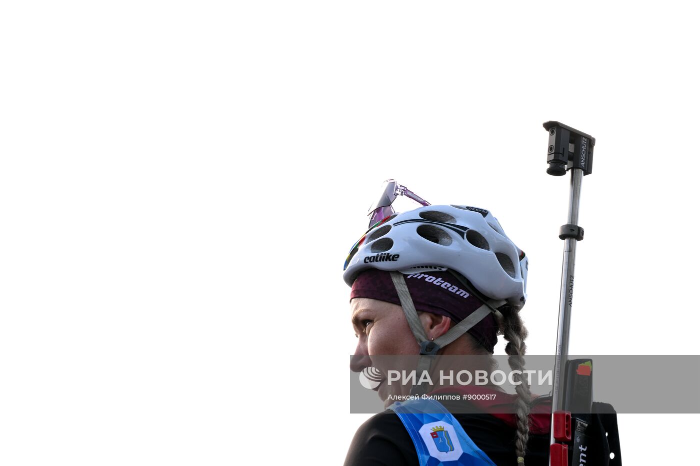 Тренировки перед началом чемпионата России по биатлону на лыжероллерах