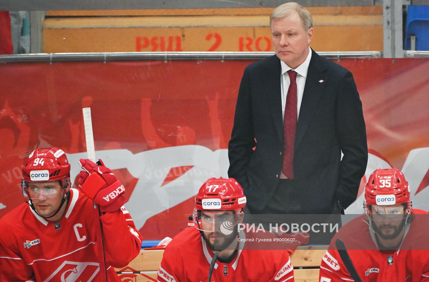 Хоккей. КХЛ. "Спартак" (Москва) - "Динамо" (Минск)