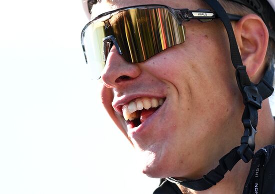 Тренировки перед началом чемпионата России по биатлону на лыжероллерах