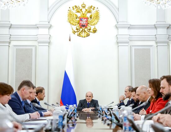 Премьер-министр РФ Михаил Мишустин провел совещание по экономическим вопросам