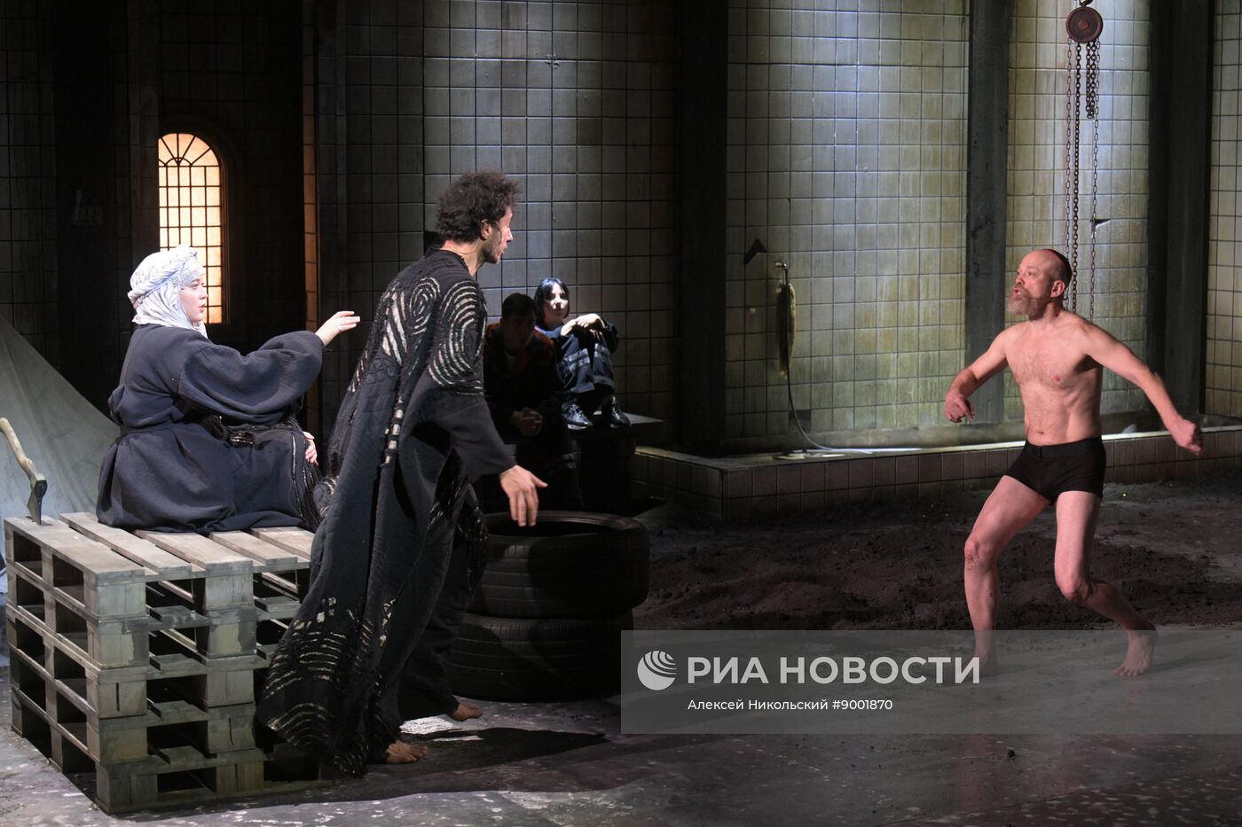 Спектакль "Натан Мудрый" в театре "Шалом" в Москве