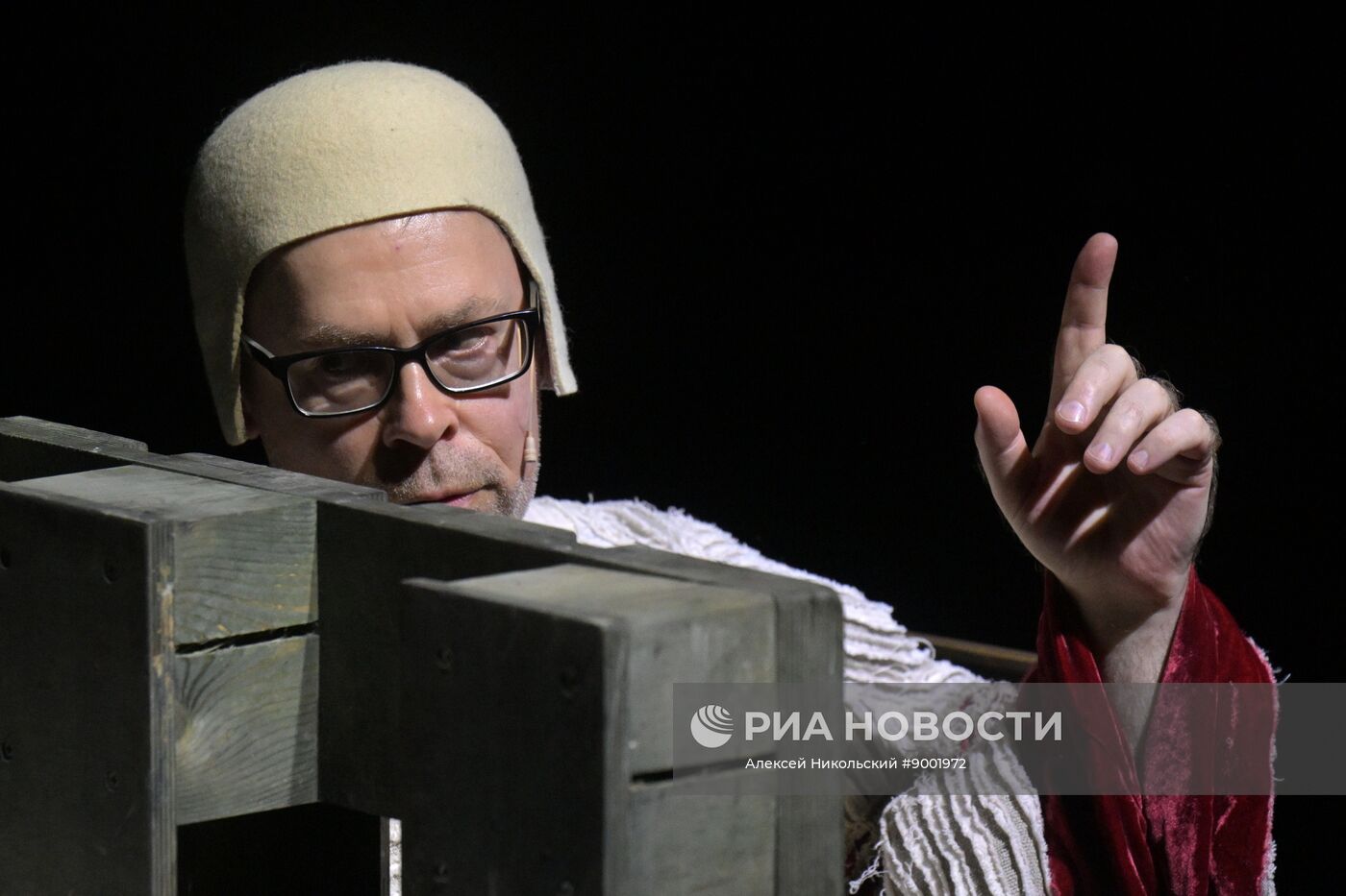 Спектакль "Натан Мудрый" в театре "Шалом" в Москве