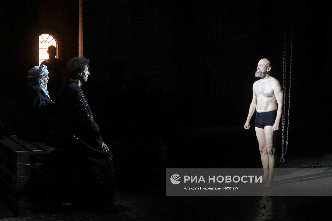 Спектакль "Натан Мудрый" в театре "Шалом" в Москве