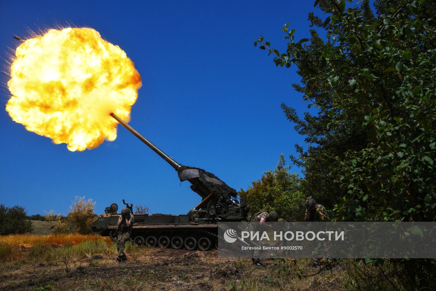 Боевая работа артиллеристов группировки войск "Центр" на Красноармейском направлении в ДНР