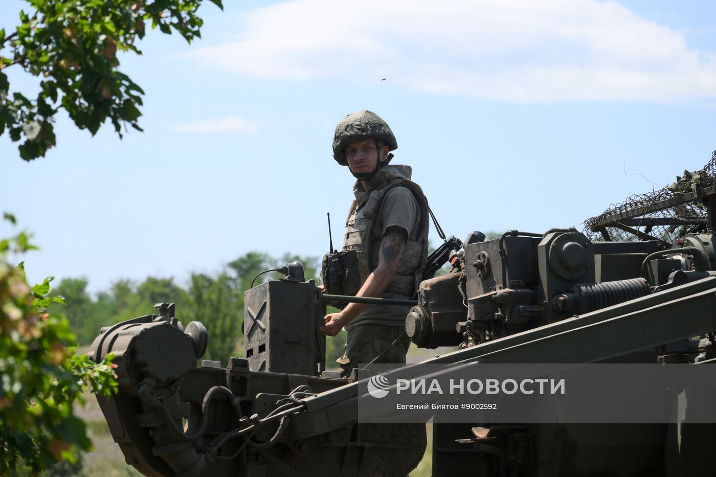 Боевая работа артиллеристов группировки войск "Центр" на Красноармейском направлении в ДНР