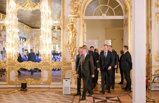 Рабочая поездка президента Владимира Путина в Санкт-Петербург