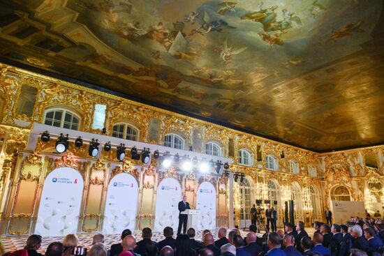 Рабочая поездка президента Владимира Путина в Санкт-Петербург