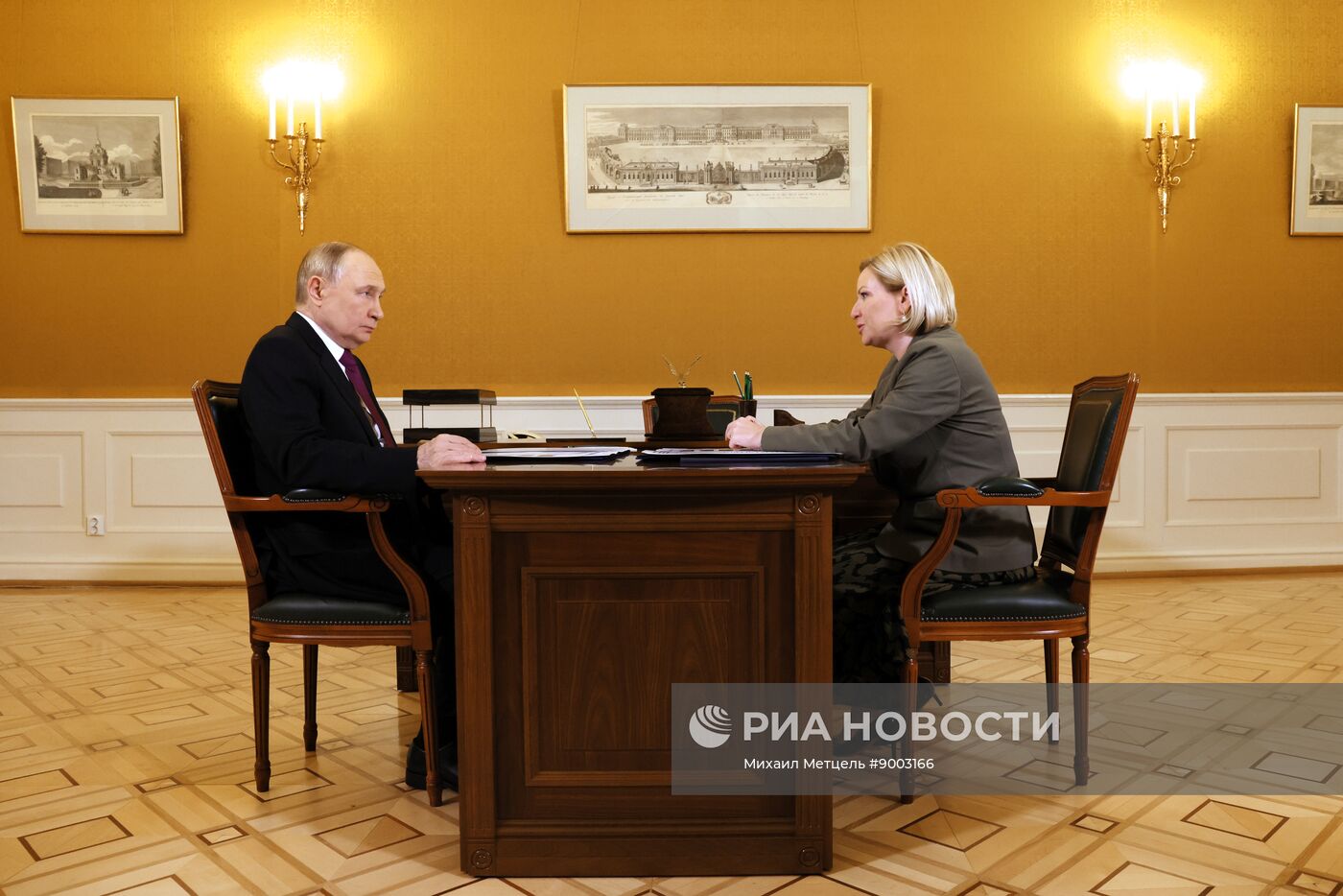 Рабочая поездка президента Владимира Путина в Санкт-Петербург