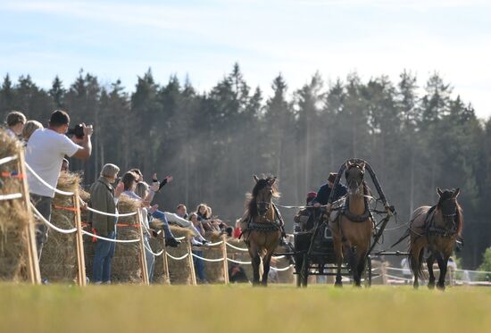 Конная шоу-программа "Русская тройка. Полёт сквозь века"