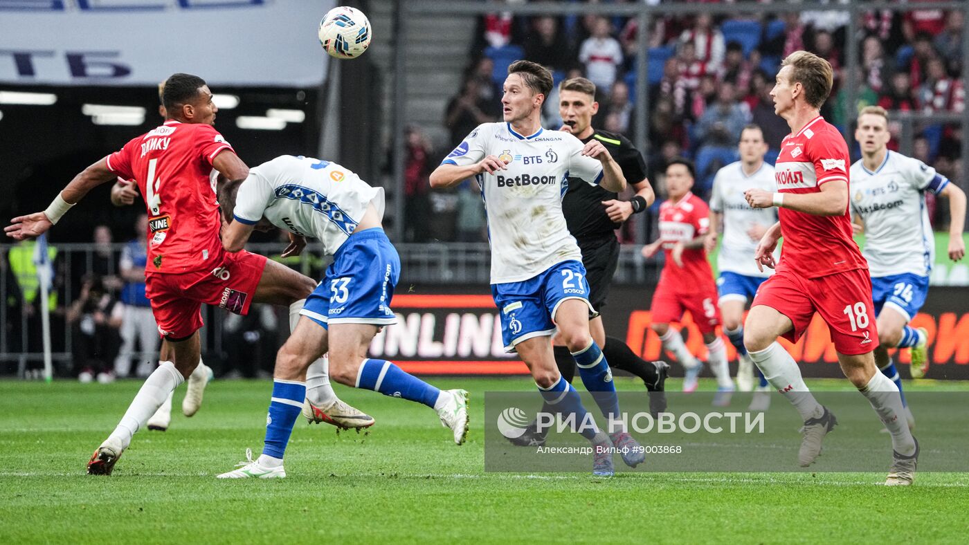 Футбол. РПЛ. Матч "Динамо" (Москва) - "Спартак" (Москва)