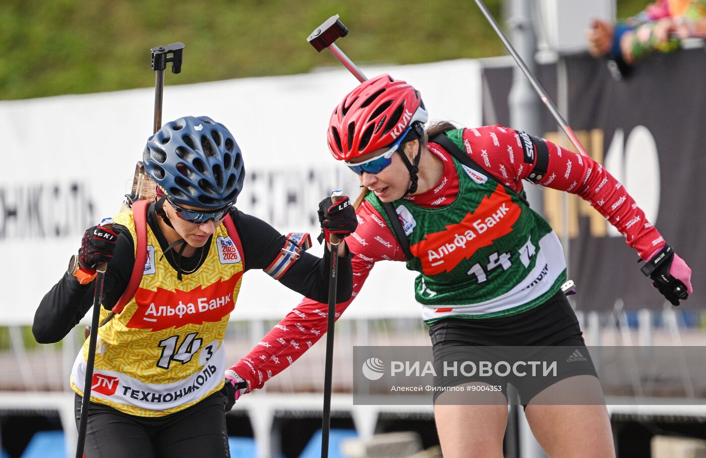 Чемпионат России по биатлону на роллерах. Эстафета