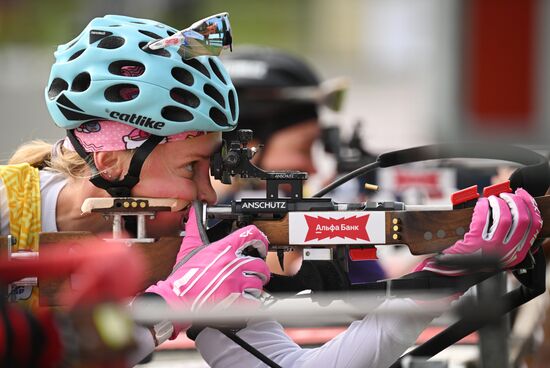 Чемпионат России по биатлону на роллерах. Эстафета