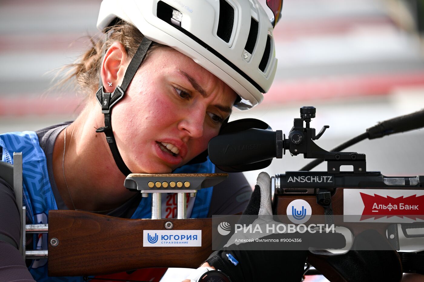 Чемпионат России по биатлону на роллерах. Эстафета